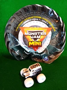Spinmaster Monster Jam Mini Series 3, #29 White Grave Digger Chase Truck, NIP!! - Picture 1 of 3