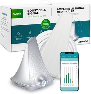 SureCall SC-FLARE3US Flare 3.0 Cellphone Signal Booster For Home & Office - Picture 1 of 4