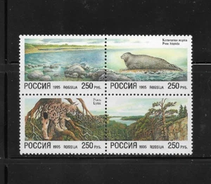 Russia Scott 6249a-d 1995 Endangered Species 250 Ruble  Mint Never Hinged -Nice! - Picture 1 of 1