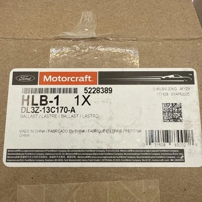 Lastre de iluminación de descarga (oculto) de alta intensidad Ford DL3Z-13C170-A NUEVO OEM Foto 1 de 3
