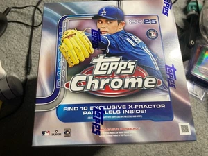 2025 Topps Chrome MLB Baseball Mega Box Brandneu Sealed (42 Karten) *IN HAND* - Bild 1 von 7