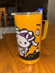 Super süßer Halloween Sanrio Hello Kitty Isolierbecher mit Henkel - Bild 1 von 5
