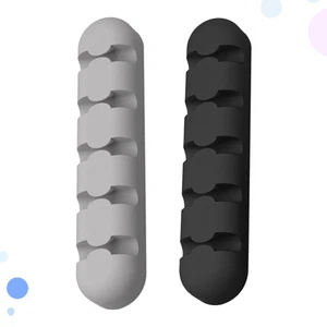 2 Pcs Schnalle Zur Aufbewahrung Des Datenkabels Desktop-Kabelklemme - Afbeelding 1 van 11