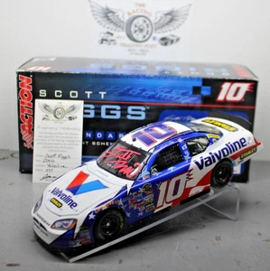 2006 Scott Riggs Valvoline 1/24 Action Clear Window Bank Diecast Autographed - Picture 1 of 2