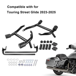 Saddlebag Guards Crash Bar Bracket for Harley Touring CVO Street Glide 2023-2025 - Picture 1 of 7