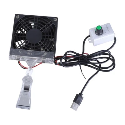 Aquarium Cooling Fan Multi Angle Temperature Control Water Coolers Farming Fish - Image 1 of 4