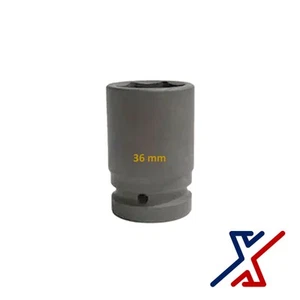 36 mm x 1" Drive, 6 Point Deep Impact Socket, Spindle Axle Nut by X1 Tools - Picture 1 of 3