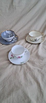 3 Sammler Tassen mit Untertassen von Rosenthal,  Fürstenberg, Tirschenreuth - Bild 1 von 4
