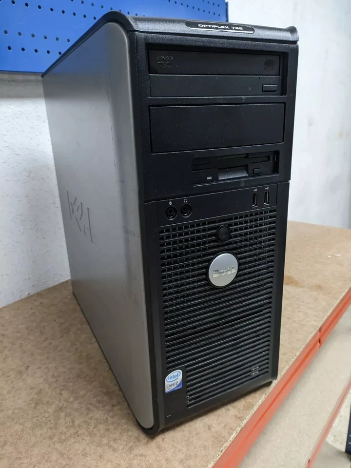 PC SSF DELL OPTIPLEX 745 CORE 2 DUO/HDD 160GB/RAM 4GB/VGA/RS-232 - Imagen 1 de 1