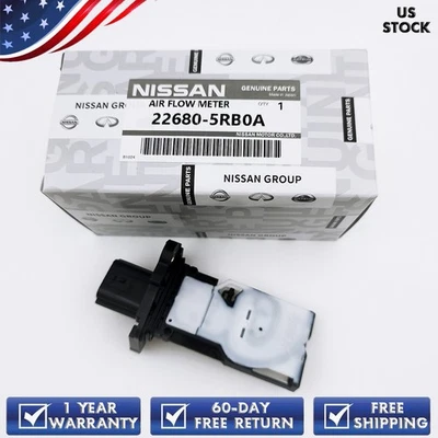 MAF Mass Air Flow Meter Sensor For Nissan Infiniti 22680-5RB0A AFH60M-48 Foto 1 de 4