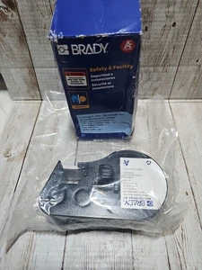 Cartucho de rollo de etiquetas continuas precortado Brady M5C-1500-595-BK-WT Blanco brillante - Imagen 1 de 3