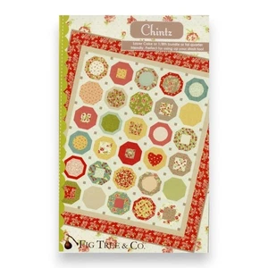 Chintz Quilt Pattern 62 1/2"x72" by Joanna Figueroa for Fig Tree & Co - #FTQ 904 - Picture 1 of 4