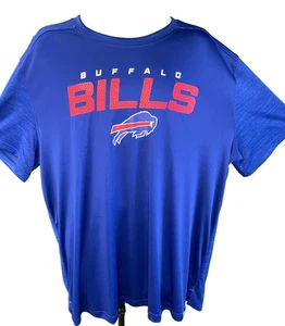 NFL Buffalo Bills Wicking-Style T-Shirt Uomo 3X-Large Nuova con etichette - Foto 1 di 4