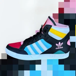 Adidas Hard Court High Tops FV7292 Retro Hoops Inspired Streetwear Size 5 - Picture 1 of 16