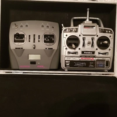 Two x 40MHz Transmitters (Mode 2) in Aluminium carry case - Image 1 of 4