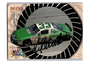 1999 Upper Deck Roots of Racing #27 Ken Schrader Signed Auto - Picture 1 of 2