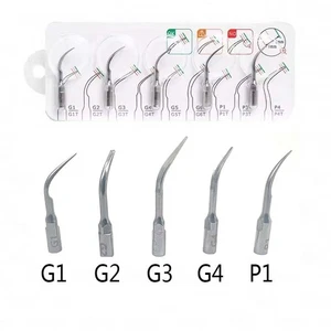 5pcs Dental Ultrasonic Scaling Tips cleaning Periodontics For Woodpecker/EMS - Imagen 1 de 9