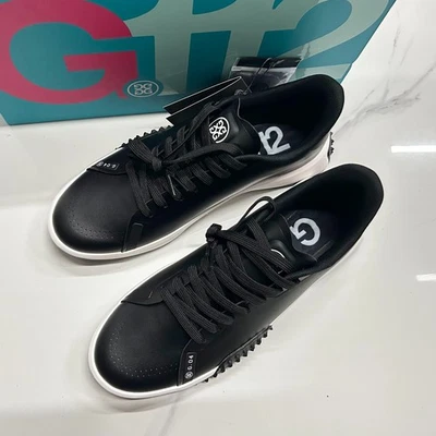 G/FORE 男式高尔夫运动鞋 G.112 高尔夫鞋黑色 ONYX US 10-12 全新带盒 — 第 1/4 张图片