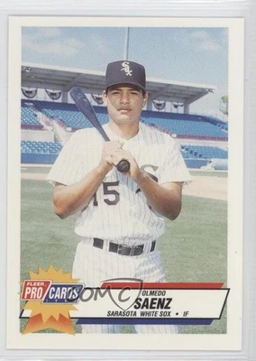 1993 Fleer ProCards Minor League Olmedo Saenz #1379 - Image 1 of 2