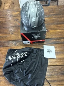 Vega Warrior Helmet Patriotic Flag 2XL With Box - Picture 1 of 15