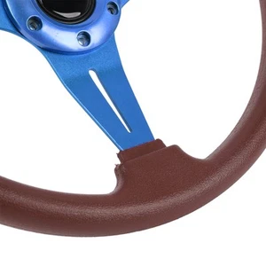 Racing Steering Wheel Easy Install 14 Inch Car Steering Wheel Stylish With Horn - Picture 1 of 12