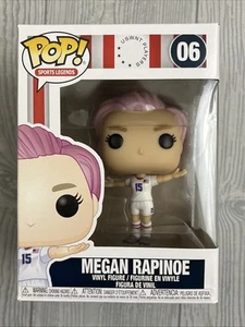 MEGAN RAPINOE Pinoe Soccer USWNT USA #06 Funko POP! Figurine New World Cup - Picture 1 of 8