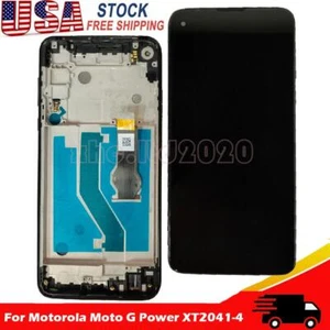 For Moto G power 2020 XT2041-4 XT2041DL LCD Display Screen Touch Digitizer+Frame - Zdjęcie 1 z 6