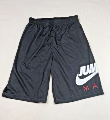 Pantalones Cortos de Baloncesto Nike Air Jordan Niños Talla XL Jumpman Negro Swoosh Gimnasio Deportes Nuevos Foto 1 de 4