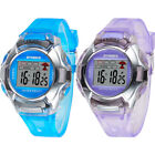 2 pièces montres-bracelets électroniques numériques étanches pour enfants sport DEL pour garçons filles