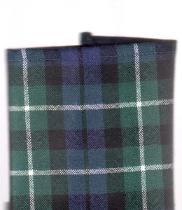 Tartan Tie Clan Graham Montrose Menteith or Pocket Square Scottish Wool Plaid - Picture 1 of 8