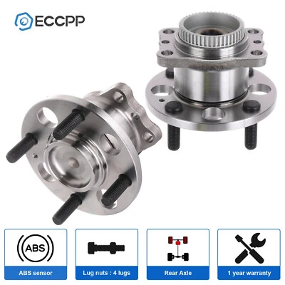 2 piezas cojinetes de cubo de rueda tracción trasera para Hyundai Accent Kia Rio 1,6 L 2012 2013-2017 Foto 1 de 4