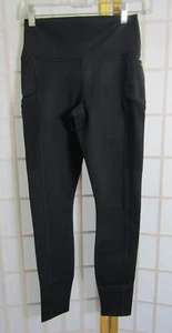 NWT Fabletics "On The Go" High Waisted Black Yoga Legging Workout Pants Size 6 - Picture 1 of 7