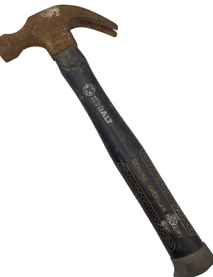 Herramienta de mano martillo garra curvada de nogal americano genuino tamaño 12" KOBALT de colección🔔 Foto 1 de 4