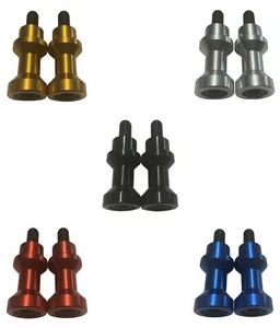 Kawasaki Ninja ZX14 ZX-14R ZX 14R Swing Arm Spools Sliders 2006-2024 10mm - Picture 1 of 27