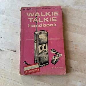 Walkie Talkie Handbuch 1967 Erstausgabe 20572 CB RADIO Taschenbuch Leo G. Sands - Bild 1 von 10
