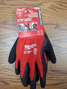 Milwaukee 48-22-8913 Cut Level 1 Insulated Winter Work Gloves XL - Picture 1 of 2