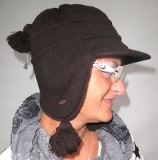 Damenmütze Strickmütze von  McBurn Braun Damenmützen Wintermützen Damenhüte