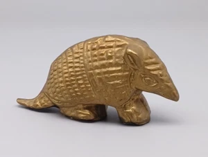 Piccola statuina animale Armadillo in ottone - Foto 1 di 6