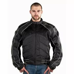 SCHWARZ HERREN RÜSTUNG LEDER BIKER MOTORRADJACKE - S, M, L, XL, 2XL, 3XL, 4XL - D48 - Bild 1 von 8