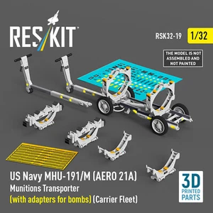 Reskit RSK32-0019 1:32 US NAVY MHU-191/M AERO 21A Munitionstransporter - Bild 1 von 3
