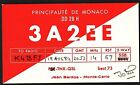 QSL QSO RADIO CARD "3A2EE,Jean Bardos,1984", Monte-Carlo, Monaco (Q2604)