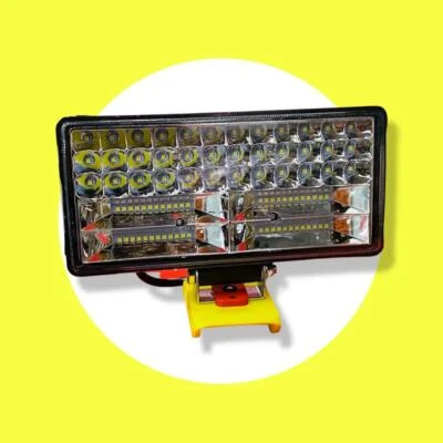 18v/36v For Hitachi/Hikoki Work Light Flood Focus Light Torch LED 84LEDs 8400Lm - Image 1 of 4