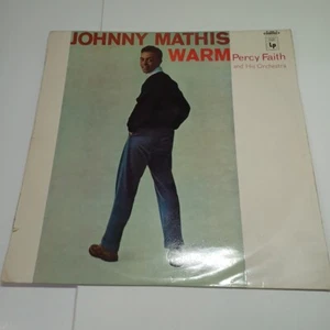 Johnny Mathis Warm Percy Faith Orchestra Vinyl Lp - Picture 1 of 4