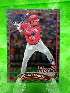 Noelvi Marte RC - 2024 Topps Series 2 - 1989 Topps Baseball Mega Box #89B2-3 - Picture 1 of 11