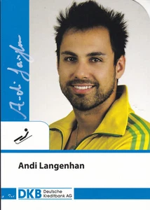 Andi LANGENHAN - Deutschland, Silber WM 2013 Rodeln, Original-Autogramm! - Picture 1 of 1