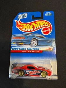 1999 Hot Wheels #911 First Editions 5/26 OLDS AURORA GTS-1 Red Varia w/Gold Lace - Picture 1 of 2