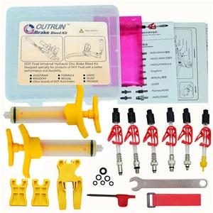 Bicycle Hydraulic AVID Disc Brake Bleed Formula DODE JUICY HAYES ELIXIR Tool Kit - Picture 1 of 16
