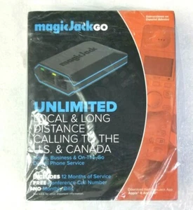 Magicjack Go K1103 Digitales Telefondienstgerät (unbegrenzte Anrufe für 12 Monate) - Bild 1 von 2