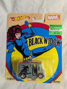 Hot Wheels Marvel Scatola del Pane Vedova Nera Real Riders (F30) - Foto 1 di 1