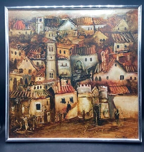 Original Signed Jerusalem Israel Oil Painting - Picture 1 of 12